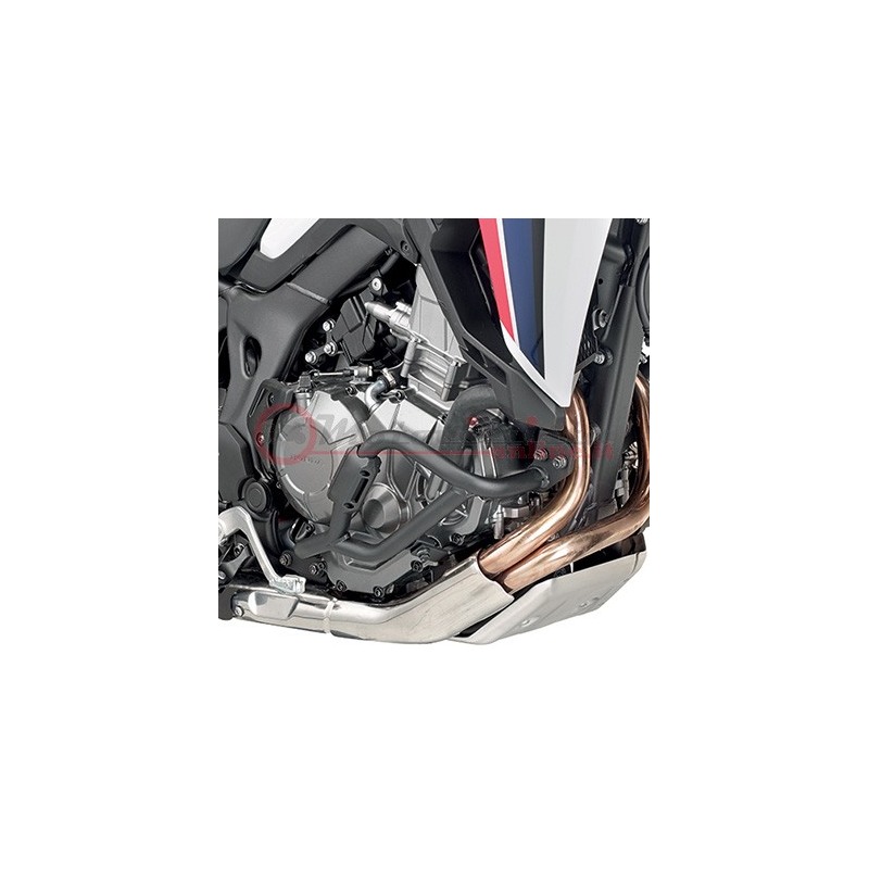 KN1144 Paramotore tubolare specifico nero marca KAPPA per HONDA CRF1000L Africa Twin