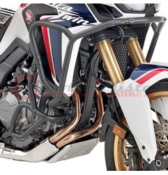 KNH1144 Paramotore tubolare specifico nero marca KAPPA per HONDA CRF1000L Africa Twin