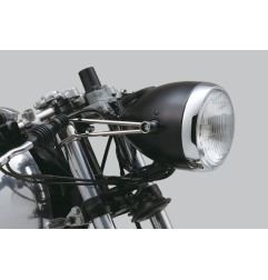 Daytona 86903 Fanale Anteriore Old Style "Vintage" Nero, Cornice Nera, Destro - E-Marked