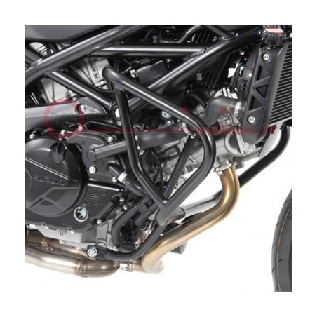 5013534 00 01 Telaio paramotore Hepco & Becker in acciaio Nero per Suzuki V-strom dal 2017