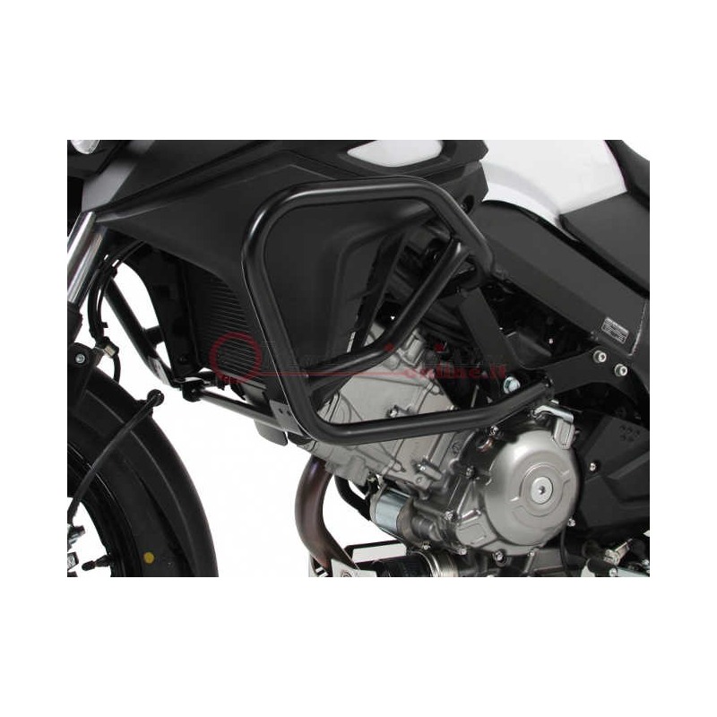 5013534 00 01 Telaio paramotore Hepco & Becker in acciaio Nero per Suzuki V-strom dal 2017