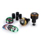 Puig Racing 21454N Bilancieri Manubrio Mod. Balance Neri In Alluminio, 20 Mm, Adattabili A Più Marche