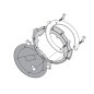 BF32 flangia metallica per aggancio borse Givi Tanklock