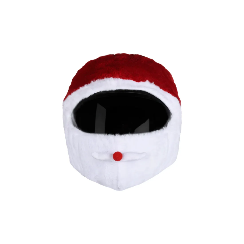 Decorazione Moto Natale Copricasco Babbo Natale Per Motocicletta - Set