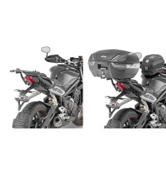 6412FZ givi attacco per piastra bauletto posteriore Triumph Street Triple 765