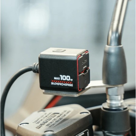 DISPOSITIVO DI RICARICA Telefono Moto Parte Modificata SAE 48A Cella Caricabatterie Auto EUR 17