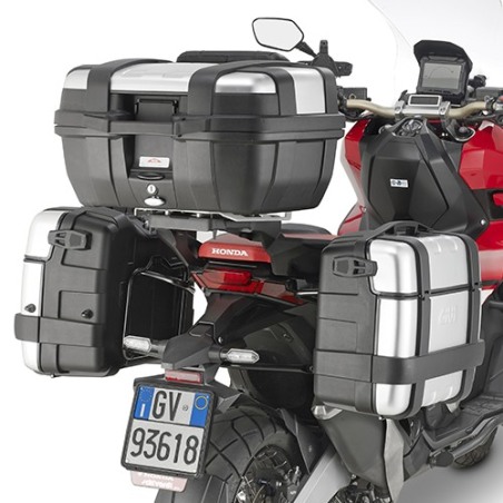 KL1158 porta valigie laterale Monokey con portapacchi originale Honda X-ADV 750