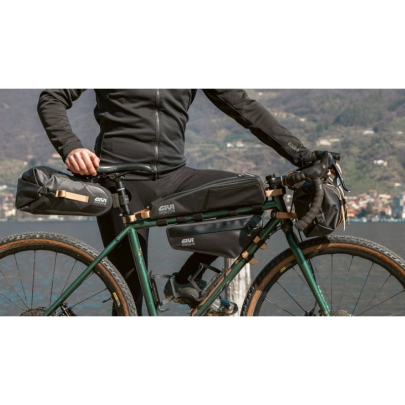 Borsa Impermeabile Per Bicicletta Borsa Da Manubrio Bicicletta ELNLE 2,5 Litri - Impermeabile, Con Tracolla Rimovibile, Per Corsa, MTB, E-Bike, Tasche Multiple Borsa Tracolla Rimovibile MTB