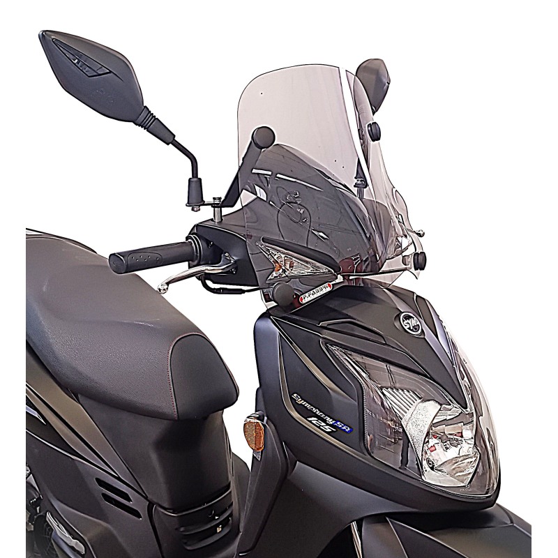 Parabrezza OJ Per SYM Symphony ST 125 Dal 2015, Trasparente, Dimensioni L710 X H675 Mm, SC3628 A539