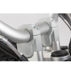 SW Motech LEH.07.039.12401/S Riser manubrio BMW R1250GS e Adventure Silver