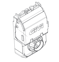 Givi Z8452DXMR Blocco cerniera montato OBKEV lato destro