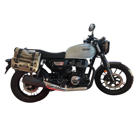 Bags&Bike SAHARA-G-HGB Coppia di borse laterali In canvas Grigio Per Honda GB 350 S Dal 2025