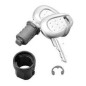 Z661A Ricambi Bauletto GIVI V46 - V46 TECH - Chiave serratura valigia, completa di boccola, impugnatura color argento Z661A Ricambi Bauletto GIVI V46 - V46 TECH - Chiave serratura valigia, completa di boccola, impugnatura color argento