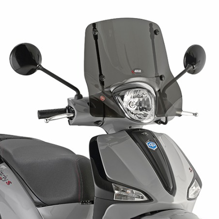 Givi 107S Cupolino fumè per Suzuki Address, Piaggio Liberty, Askoll ES