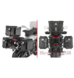 Kappa KLO2171CAM Portavaligie laterale Cam-side Per YAMAHA TRACER 9/GT/GT+ Dal 2025