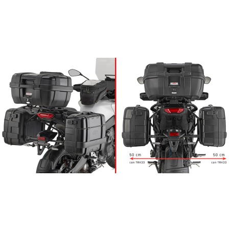 Kappa KLO2171MK Porta Valigie Laterale Monokey Per YAMAHA TRACER 9/GT/GT +  Dal 2025