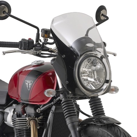 GIVI 6407A Cupolino trasparente Per Triumph Speed Twin 900 e Royal Enfield Bear 650 dal 2025
