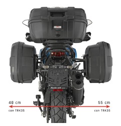 KAPPA KLO9701MK Porta Valigie laterali Monokey per QJ Motor SRT 600 SX Dal 2024
