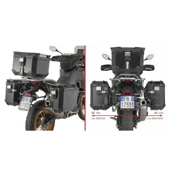 Givi PLOS9651CAM Telaietti portavaligie scantonati KOVE 800X PRO