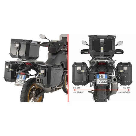 Givi PLOS9651CAM Telaietti portavaligie scantonati KOVE 800X PRO