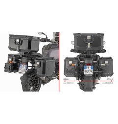 Portavaligie laterale Kappa KLOS5146CAM per BMW R 1300 GS Adventure