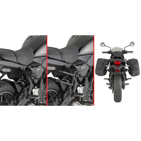 Givi TR4131 Telaietti laterali Remove-X sgancio rapido Kawasaki Z650RS dal 2022
