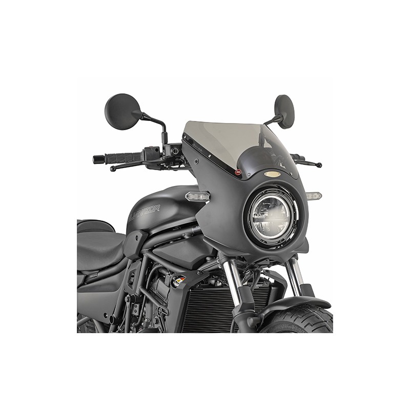 Cupolino fumè Givi A802 per moto Kawasaki Eliminator 500 dal 2024 Cupolino fumè Givi A802 per moto Kawasaki Eliminator 500 dal 2024