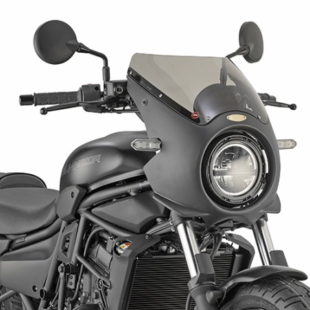 Cupolino fumè Kappa KA802 per moto Kawasaki Eliminator 500 dal 2024