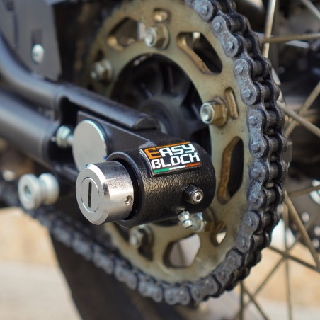 EasyBlock Antifurto blocca ruota per Benelli  TRK 502X e Leoncino 500 Trail