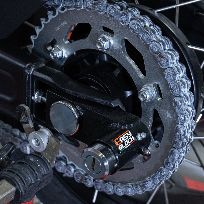 Antivol Mécanique Bloque Roue Teknoblock Pour Benelli Imperiale 400 (2023) - Fabriqué En Italie