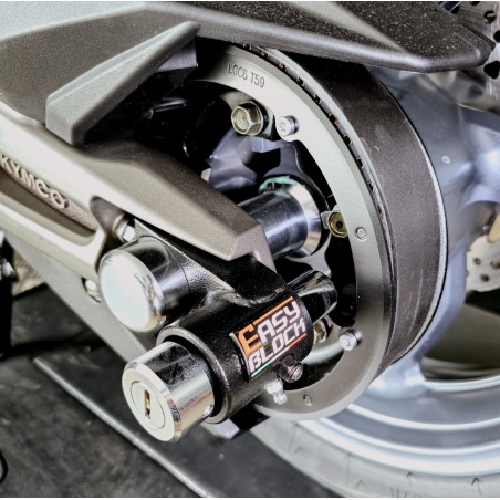 EasyBlock Antifurto blocca ruota per Kymco AK550 dal 2016 in poi