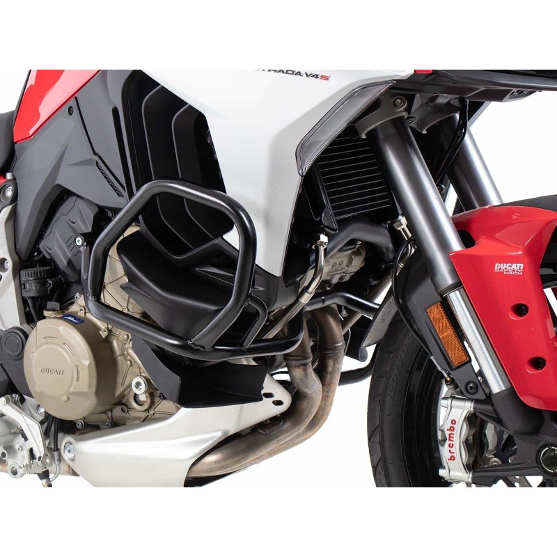 Hepco Becker 5017680 00 01 Barra di protezione motore nera per Ducati Multistrada V4 / S / Pikes Peak / Rally / RS dal 2025