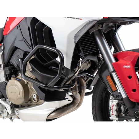 Hepco Becker 5017680 00 01 Barra di protezione motore nera per Ducati Multistrada V4 / S / Pikes Peak / Rally / RS dal 2025