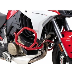 Hepco Becker 5017680 00 04 Barra di protezione motore rossa per Ducati Multistrada V4 / S / Pikes Peak / Rally / RS dal 2025