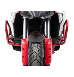 Hepco Becker 5017680 00 04 Barra di protezione motore rossa per Ducati Multistrada V4 / S / Pikes Peak / Rally / RS dal 2025