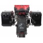 Hepco Becker 6517680 00 22 01-40 Portavaligie laterale in acciaio inox con valigie Xplorer nero per Ducati Multistrada V4 / S /