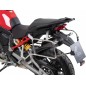 Hepco Becker 6517680 00 22 01-40 Portavaligie laterale in acciaio inox con valigie Xplorer nero per Ducati Multistrada V4 / S /