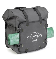 Givi GRT720 Coppia borse laterali Canyon impermeabili con aggancio Monokey