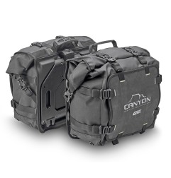 Givi GRT720 Coppia borse laterali Canyon impermeabili con aggancio Monokey