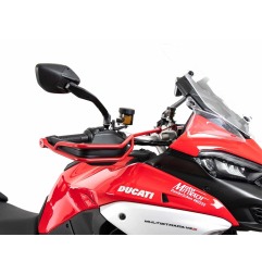 Hepco Becker 42127680 00 04 Set di paramani acciaio rosso per Ducati Multistrada V4 dal 2025