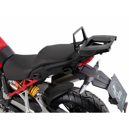 Hepco Becker 6557680 01 01 Supporto top case Alurack nero per Ducati Multistrada V4 / S / Pikes Peak / Rally / RS dal 2025