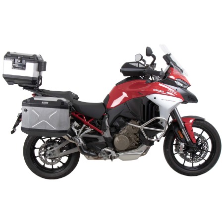 Hepco Becker 6557680 01 01 Supporto top case Alurack nero per Ducati Multistrada V4 / S / Pikes Peak / Rally / RS dal 2025