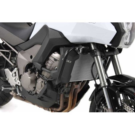 Barra paramotore Hepco Becker nera per Kawasaki Versys 1000 2012-2014