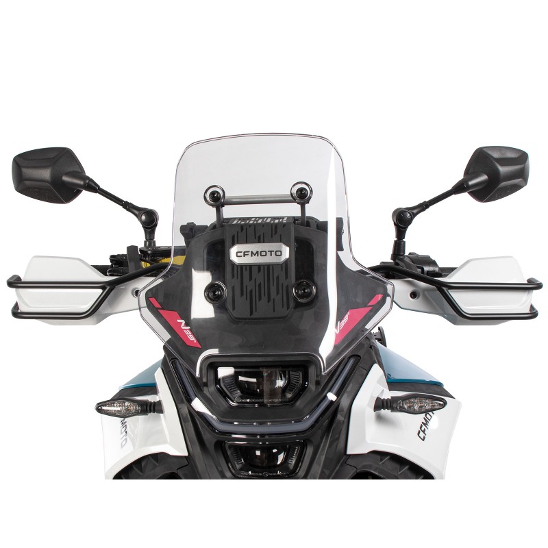 Hepco Becker 42127678 00 01 Set di paramani nero (lato sinistro+destro) per CF Moto 450 MT dal 2024