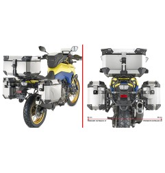 Kappa KLOS3125CAM Telai laterali Monokey Cam-Side V-Strom 800 DE e SE