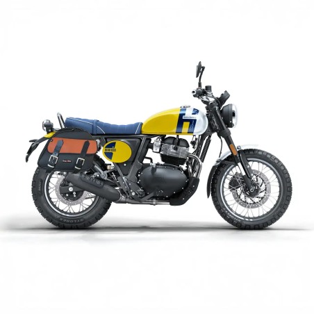 Borse laterali Bags Bike Explorer nere/cuoio Royal Enfield Bear 650