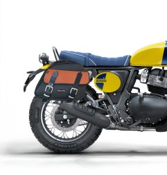 Borse laterali Bags Bike Explorer nere/cuoio Royal Enfield Bear 650