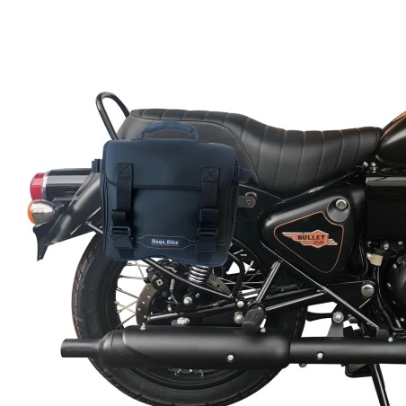 Borse laterali Bags Bike Trekker nere Royal Enfield Bullet 350
