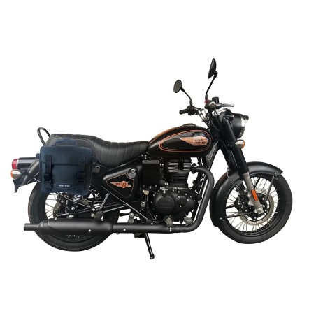 Borse laterali Bags Bike Trekker nere Royal Enfield Bullet 350