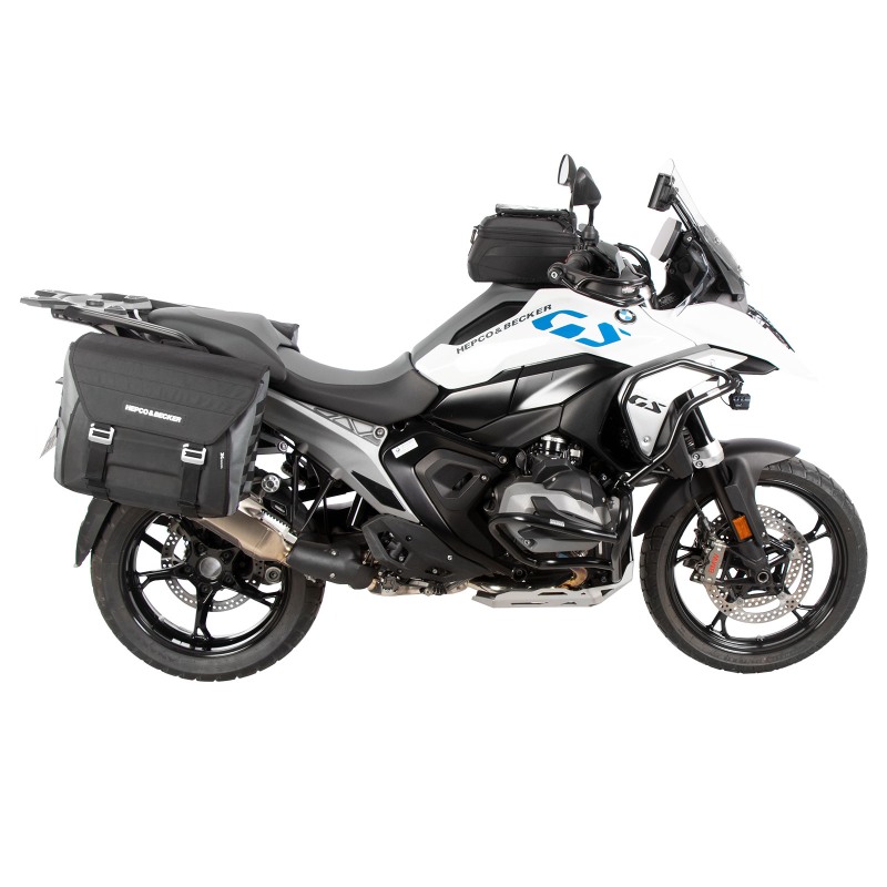 Hepco Becker 6406532 00 01 Set borse laterali Xtravel Basic Plug & Play per portapacchi Vario originale per BMW R 1300 GS dal 20
